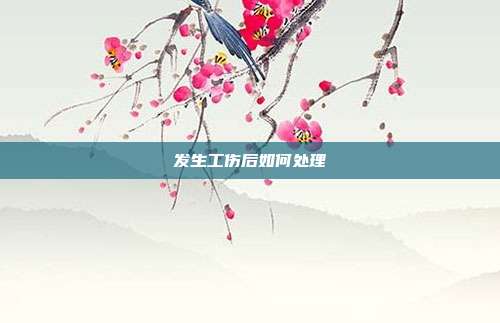 發生工傷后如何處理