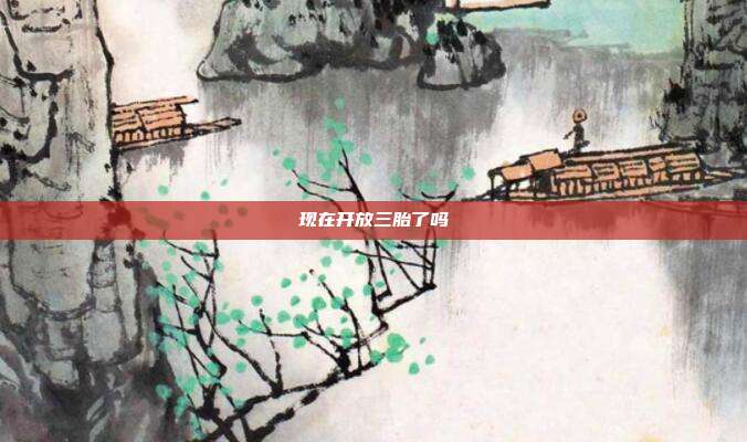 現(xiàn)在開放三胎了嗎