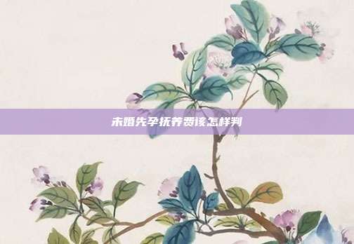 未婚先孕撫養(yǎng)費(fèi)該怎樣判
