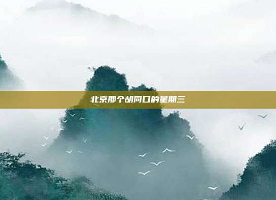 北京那個胡同口的星期三